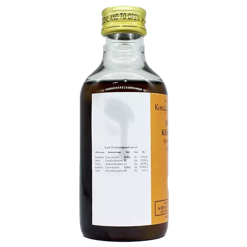 Kottakkal Arya Vaidyasala Durvadi Kera Taillam, 200 ml-2.webp